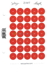 Aufkleber Für Flaschen Deutsch (Einzelöle) - 35 Pro Seite Gerades Design Zimt