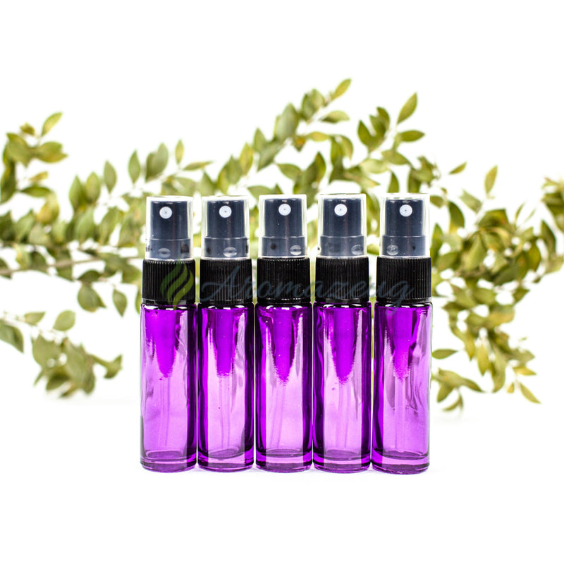 Laden Sie das Bild in Galerie -Viewer, 10 Ml Farbige Roll-On-Flaschen Mit Spray-Aufsatz - Paket Von 5 Spray Flasche
