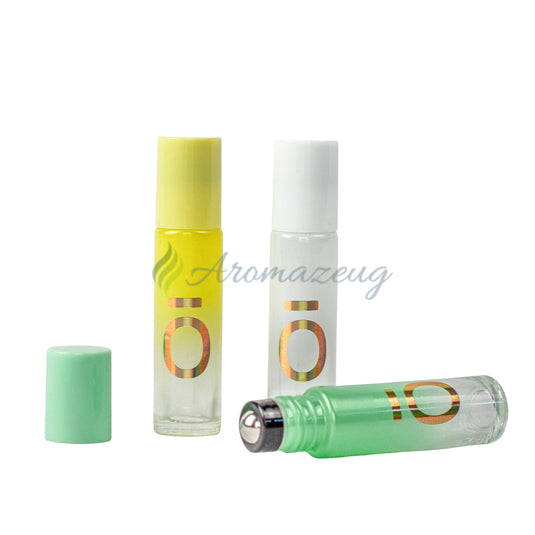 10 ml Roll-On Flaschen Set FRESH mit Logo Roll-On Flaschen