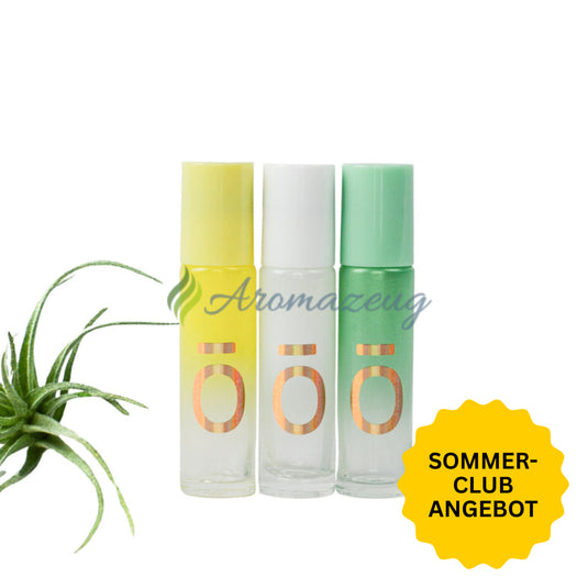 10 ml Roll-On Flaschen Set FRESH mit Logo - Roll-On Flaschen