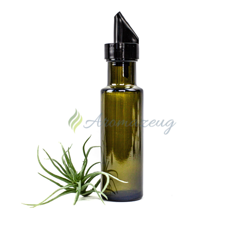 Laden Sie das Bild in Galerie -Viewer, 100 Ml Flasche In Grün Mit 2 Aufsätzen Behälter
