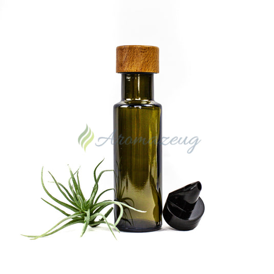 100 Ml Flasche In Grün Mit 2 Aufsätzen Behälter