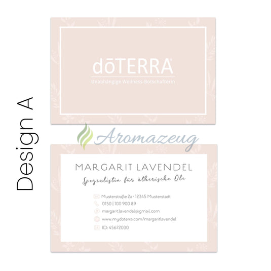 100 Personalisierte Visitenkarten Für Berater Design A