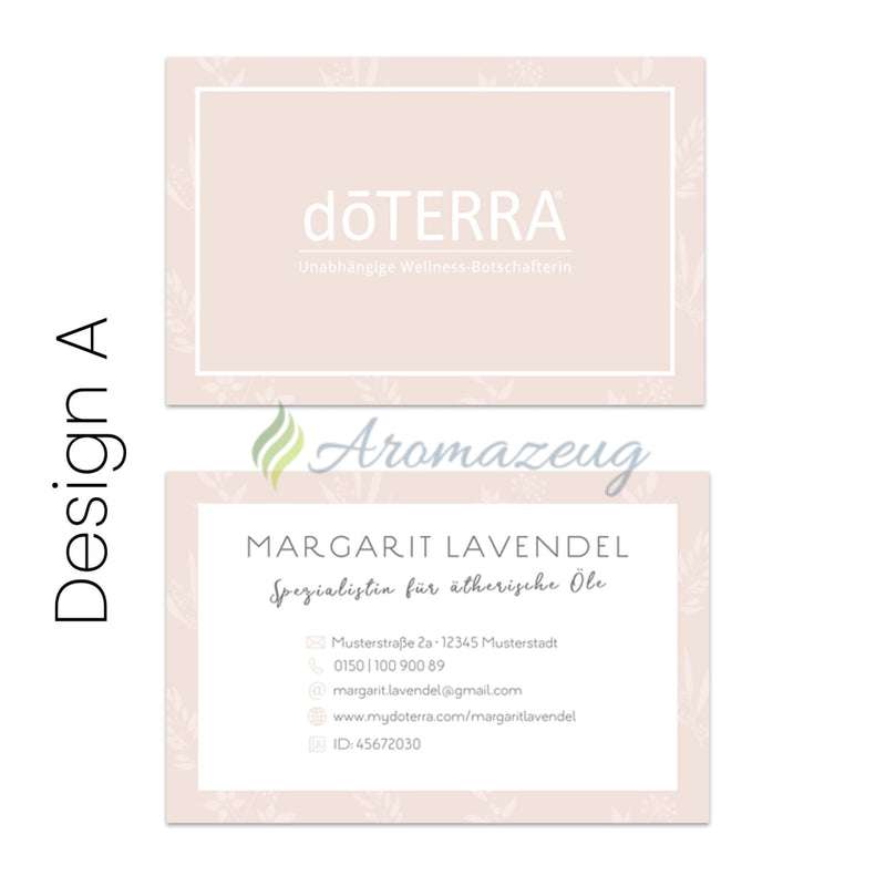 Laden Sie das Bild in Galerie -Viewer, 100 Personalisierte Visitenkarten Für Berater Design A
