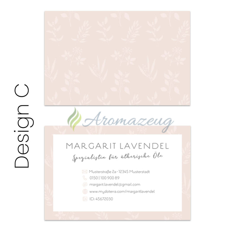 Laden Sie das Bild in Galerie -Viewer, 100 Personalisierte Visitenkarten Für Berater Design C
