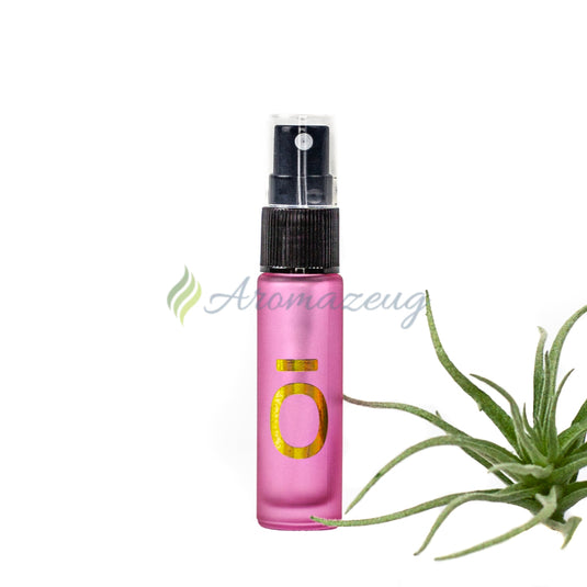 10ml Deluxe Farbige Roll-On-Flasche in Matt mit Spray-Aufsatz & Logo Rosa Spray Flaschen
