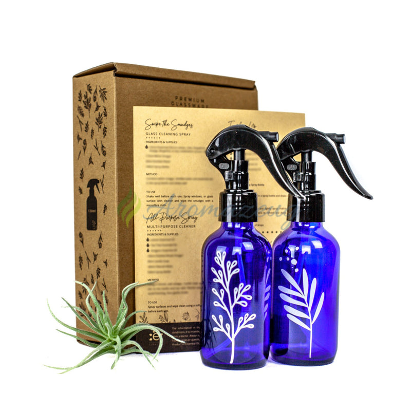 Laden Sie das Bild in Galerie -Viewer, 120 Ml Spray Flaschen - Paket Von 2 Blau Flasche
