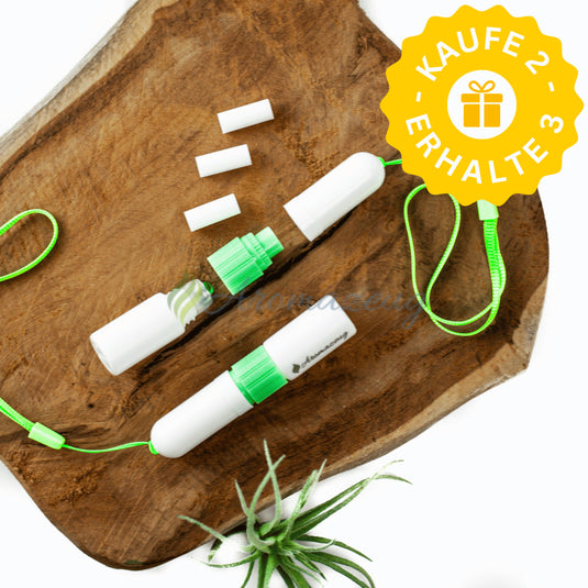 2-in-1 Roll-On-Flasche mit Inhalierstift (SC) - Grün - Behälter & Flaschen