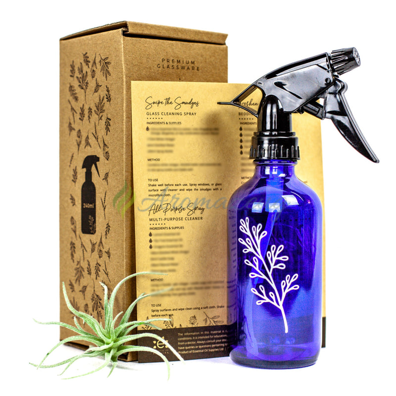 Laden Sie das Bild in Galerie -Viewer, 240 Ml Spray Flasche Mit Vinyl Aufklebern &amp; Rezeptkarte
