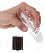 30 Ml Klare Jumbo Roll-On Flasche Paket Von 2 Glassflaschen
