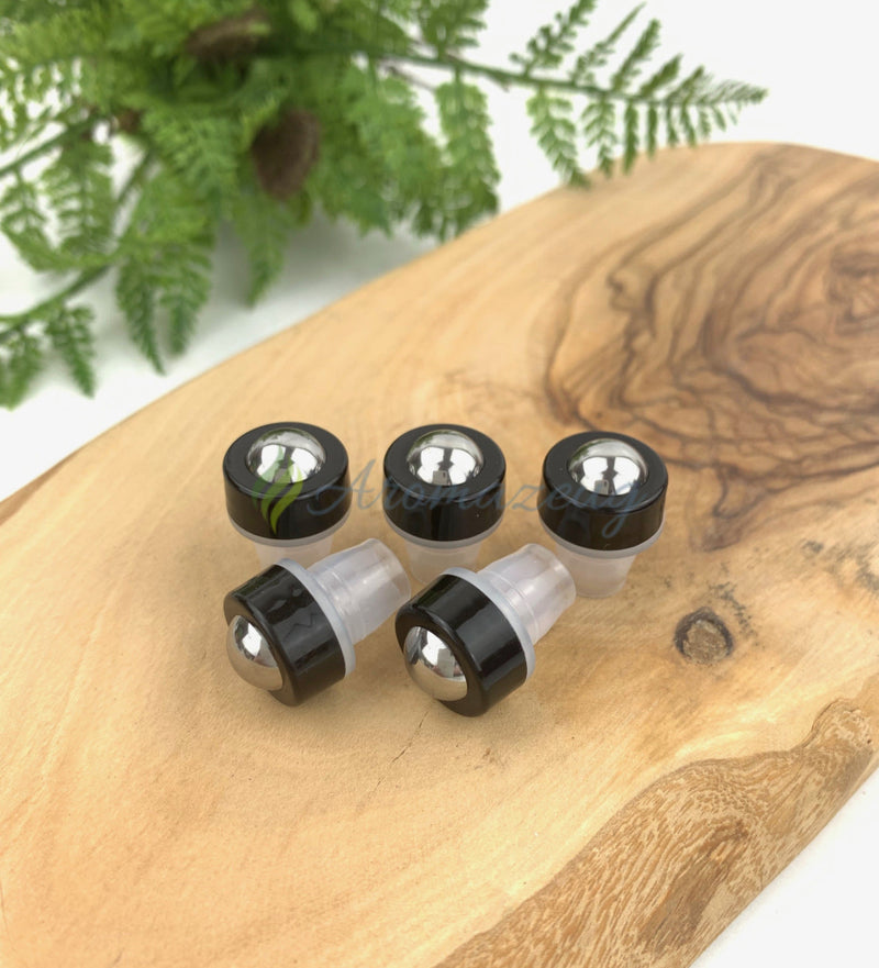 Laden Sie das Bild in Galerie -Viewer, 5 Ml Farbige Roll-On Flaschen In Matt Mit Metalldeckel Und Premium-Rollern - Paket Von Flasche
