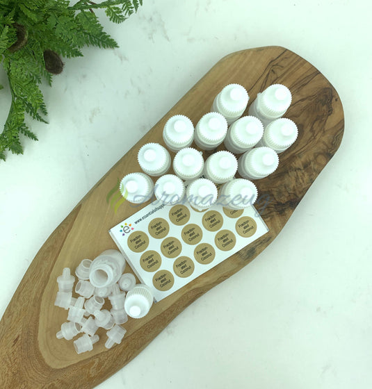 5 Ml Fraktioniertes Kokosöl Probeflaschen - Paket Von Oder 15 Behälter