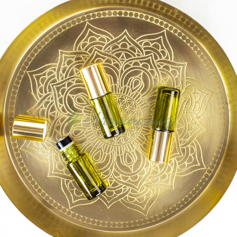 Laden Sie das Bild in Galerie -Viewer, 5 Ml Roll-On Flaschen Olive (Paket Von 5)
