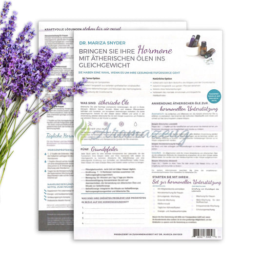 Abreißblock Dr. Mariza Snyder: Bringen Sie Ihre Hormone Mit Ätherischen Ölen Ins Gleichgewicht 25
