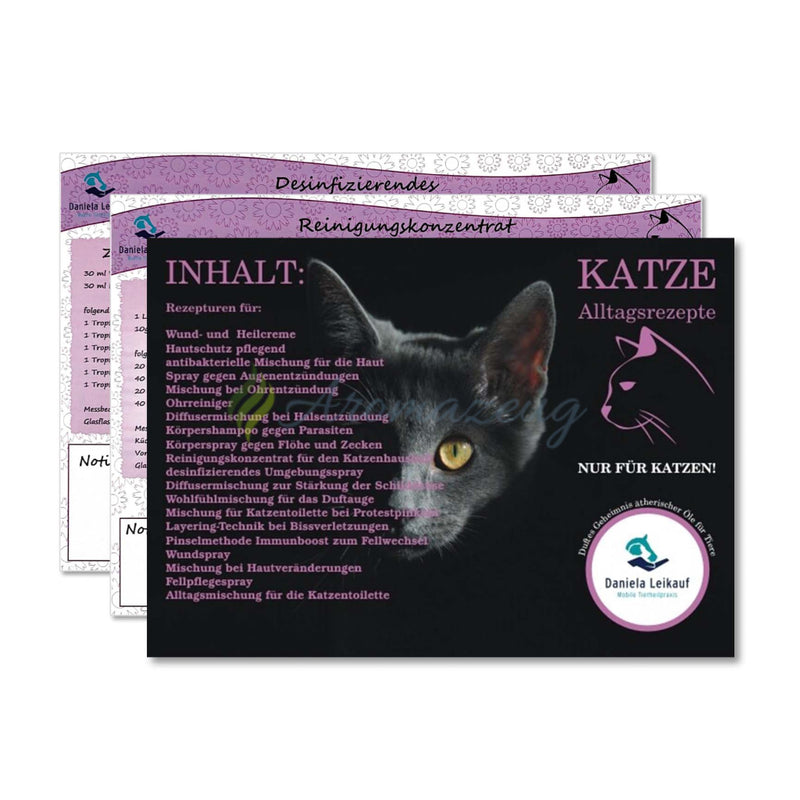 Laden Sie das Bild in Galerie -Viewer, Aromatherapie Für Tiere Vorteilsbundle: Basisrezepte + 1X Alltagsrezepte Karten
