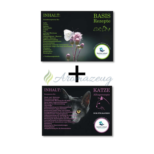 Aromatherapie Für Tiere Vorteilsbundle: Basisrezepte + 1X Alltagsrezepte Katze Karten