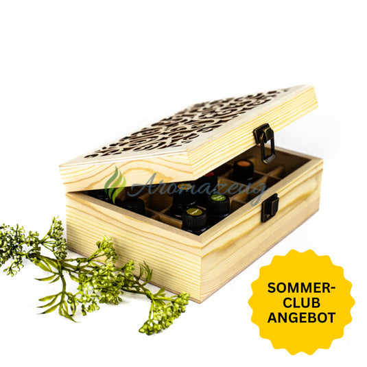Aufbewahrungskiste ORNAMENT aus Pinienholz - Kisten