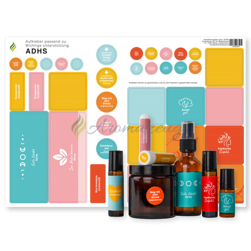 Aufkleber passend zu: Wichtige Unterstützung ADHS Aufkleber