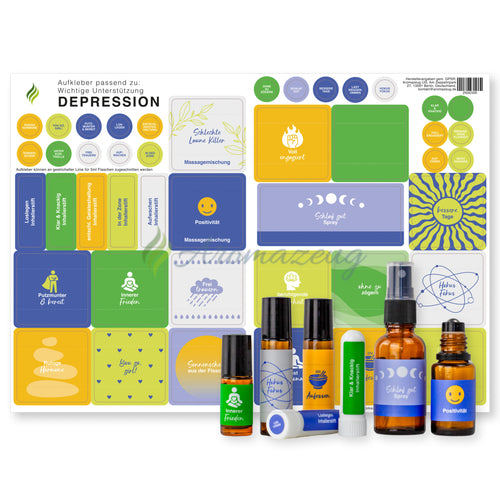 Aufkleber passend zu: Wichtige Unterstützung Depression Aufkleber