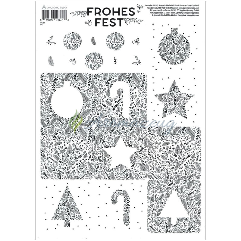 Laden Sie das Bild in Galerie -Viewer, Frohes Fest Aufkleber Aufkleber
