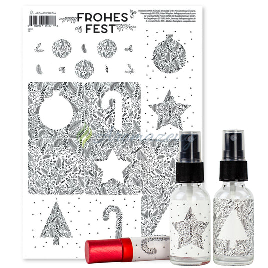 Frohes Fest Aufkleber Aufkleber