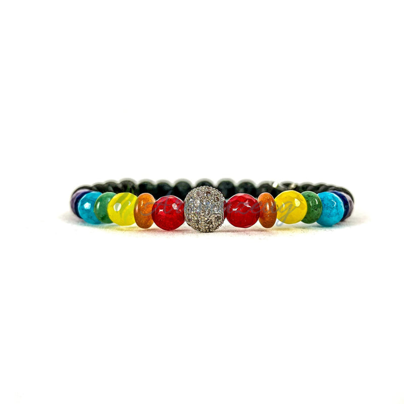 Laden Sie das Bild in Galerie -Viewer, Chakra Lavastein Diffuser Armband Amaya
