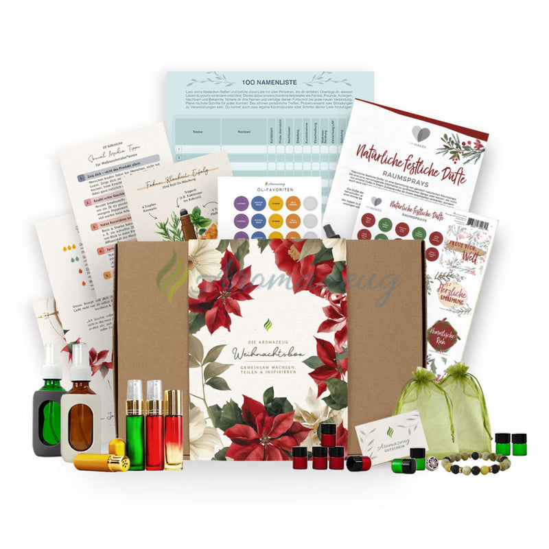 Laden Sie das Bild in Galerie -Viewer, Die Aromazeug Weihnachtsbox - Gemeinsam wachsen teilen &amp; inspirieren.
