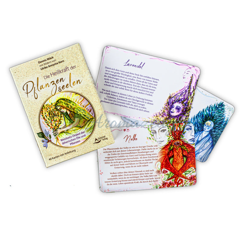 Laden Sie das Bild in Galerie -Viewer, Die Heilkraft Der Pflanzenseelen - Weisheitsorakel Karten-Set Mit 40 Karten Karte
