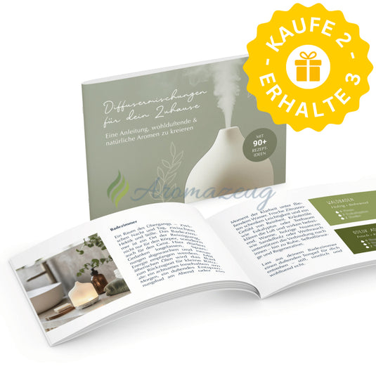 Diffusermischungen für dein Zuhause - Eine Anleitung wohlduftende & natürliche Aromen zu kreieren - Hefte