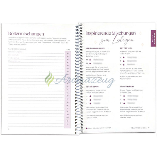 DIY Rezeptheft - Alle meine Lieblingsrezepte mit ätherischen Ölen Papeterie & Schreibwaren