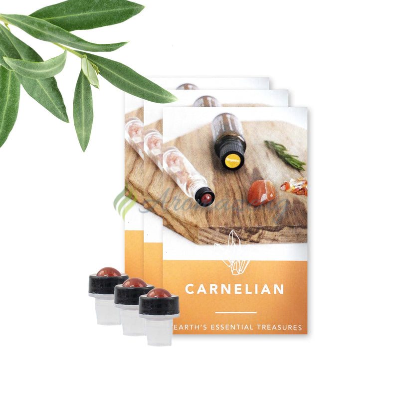 Laden Sie das Bild in Galerie -Viewer, Edelstein Roll-On Aufsatz Carnelian Flasche
