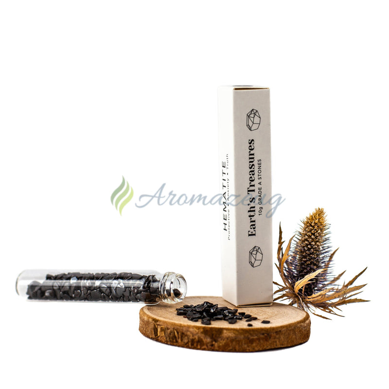 Laden Sie das Bild in Galerie -Viewer, Edelstein Splitter Phiole Hämatit Roll-On Aufsatz
