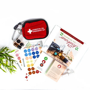 Notfall Kit Geschenkbox (Aufbewahrungstasche Flaschen Erste-Hilfe Broschüre & Aufkleber) Zubehör