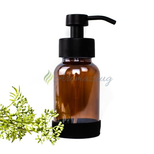 Schäumender Seifenspender Aus Braunglas In 250 Ml Größe Glassflaschen