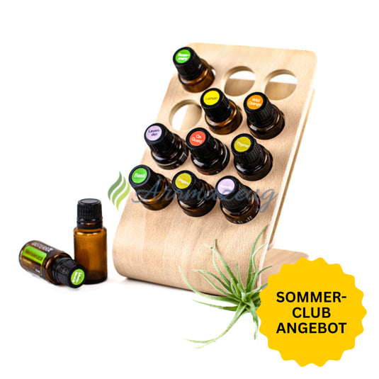 Gebogener Präsentationsständer für 12 x 15ml Flaschen - Präsentationsständer
