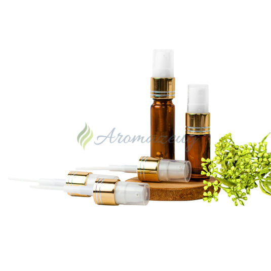 Goldfarbener Spray Aufsatz für Roll-On Flasche (Paket von 5) - Aufsätze