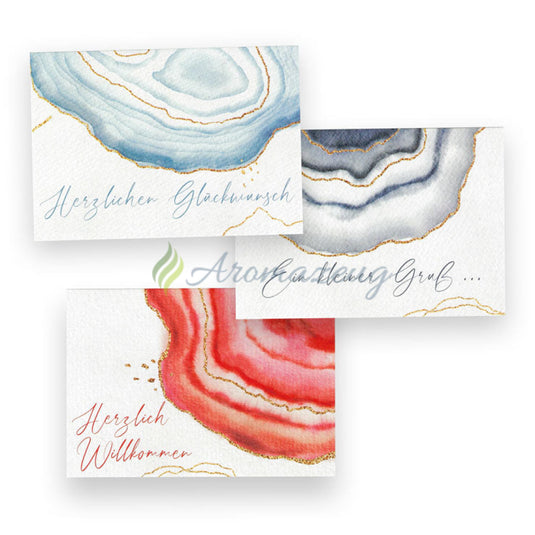 Gußkarten Set - Paket von 9 Karten