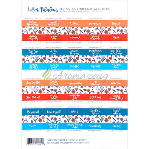 I am Fabulous Aufkleber für Mischungen (Englisch) Aufkleber