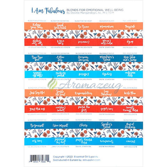 I am Fabulous Aufkleber für Mischungen (Englisch) Aufkleber