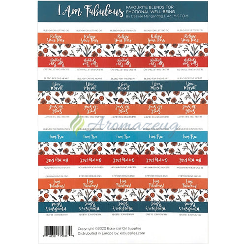 I am Fabulous Aufkleber für Mischungen (Englisch) Aufkleber