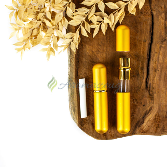 Inhalierstift Aus Glas Mit Metallhülle Zubehör