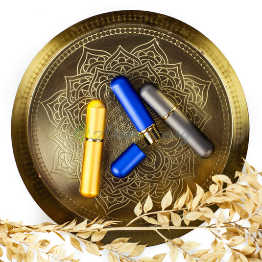 Inhalierstift Aus Glas Mit Metallhülle Zubehör