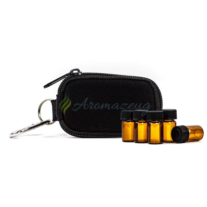 Laden Sie das Bild in Galerie -Viewer, Kombipaket: 8 X 2 Ml Probeflaschen &amp; Schlüsselanhänger-Tasche Für Schwarz Tasche
