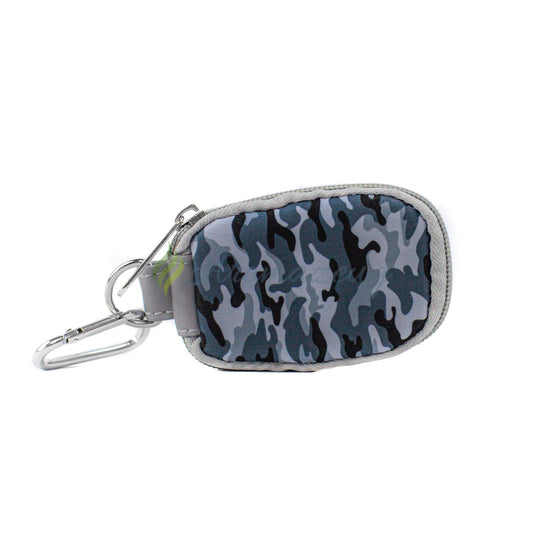 Kombipaket: 2ml Probeflaschen (Paket von 8) & Camouflage Schlüsselanhänger-Tasche - Taschen