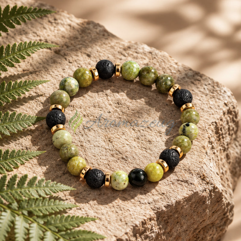 Laden Sie das Bild in Galerie -Viewer, IVY Lavastein Diffuser Armband - Schmuck
