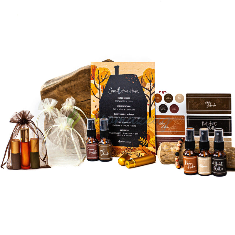 Laden Sie das Bild in Galerie -Viewer, Gemütliches Heim Mega Herbst-Set Inkl. Inhalierstift Diffuserarmband Uvm. Zubehör
