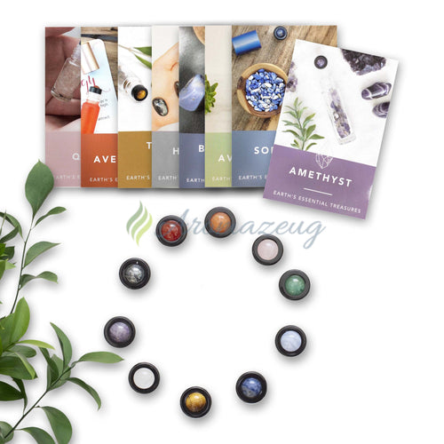 Luxus Edelstein- & Kristall-Aufsätze Für Roll-On Flaschen (Paket Von 10) Aufsatz