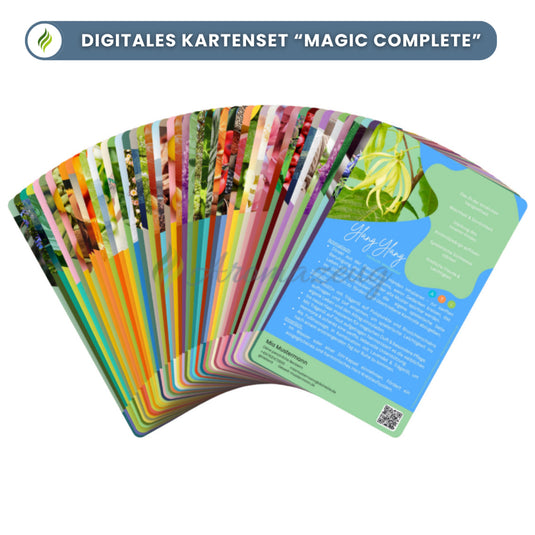 DROPS OF MAGIC - Personalisierte digitale Infokarten zu ätherischen Ölen - Magic Complete Set