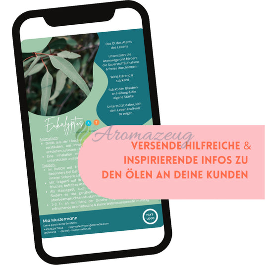 DROPS OF MAGIC - Personalisierte digitale Infokarten zu ätherischen Ölen