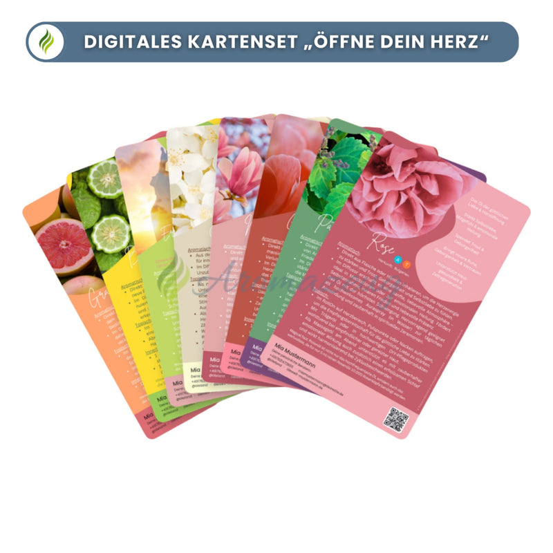 Laden Sie das Bild in Galerie -Viewer, DROPS OF MAGIC - Personalisierte digitale Infokarten zu ätherischen Ölen - Personalisiertes Infokartenset ’Öffne dein
